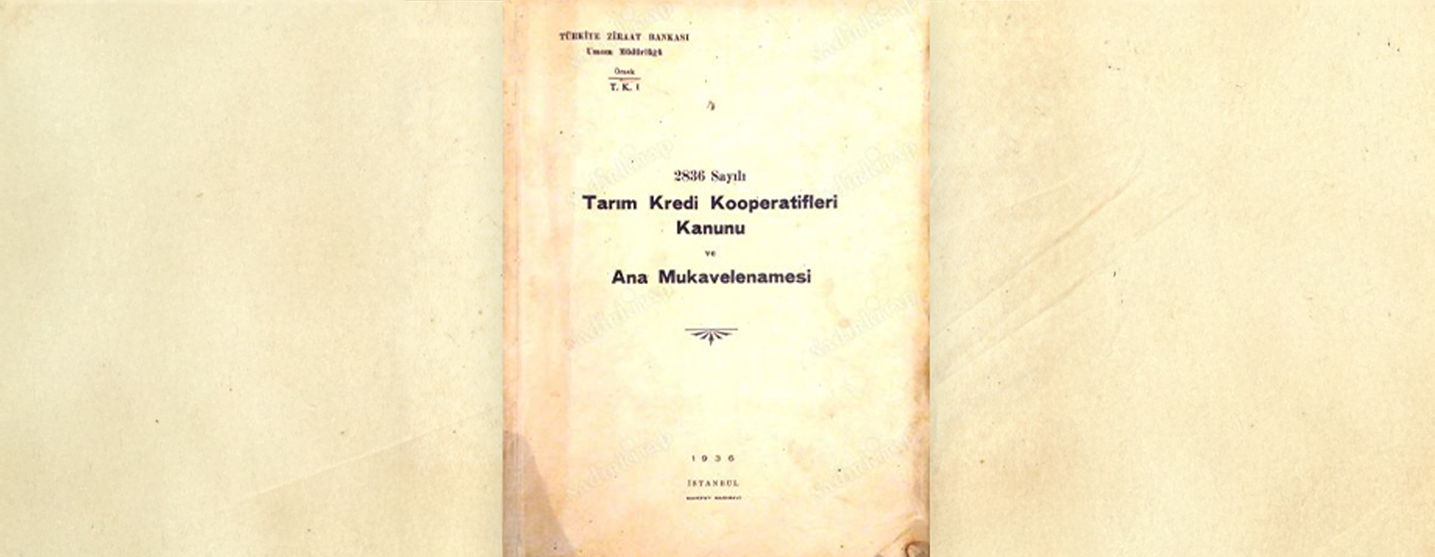 Tarım Kredi Kooperatifleri Kanunu
