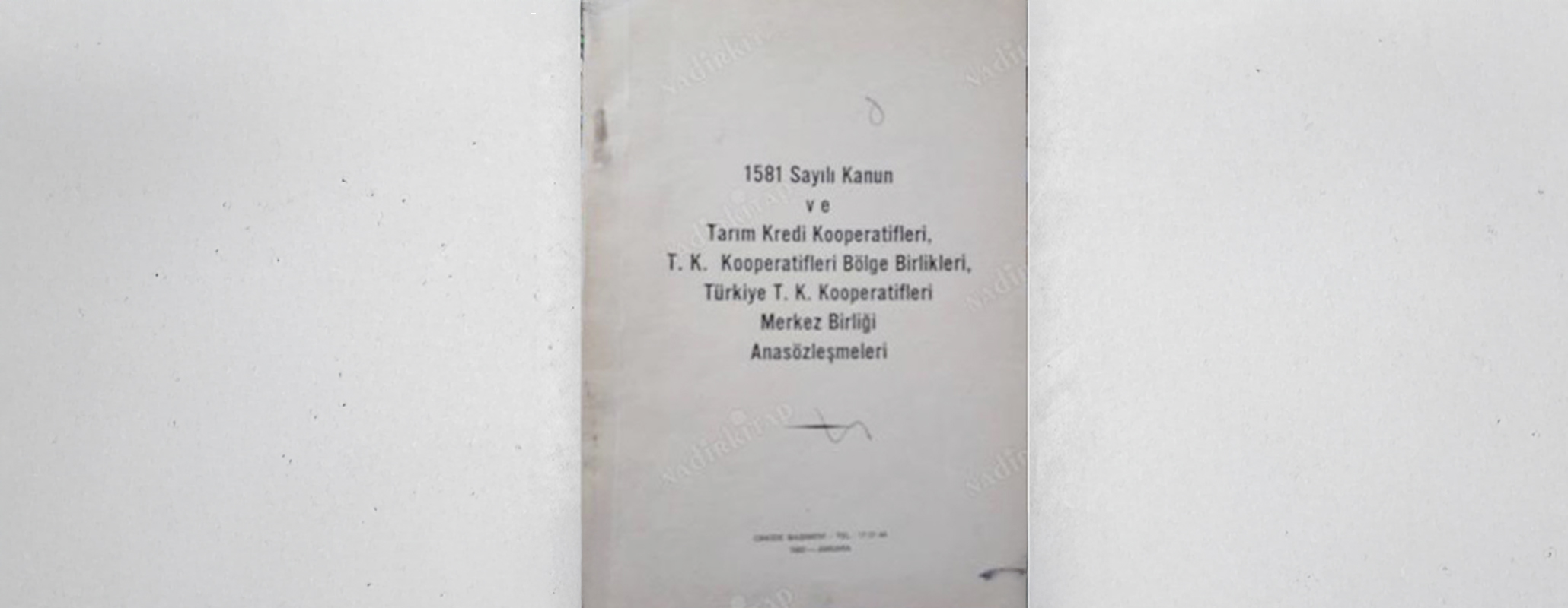 1581 Sayılı Kanun